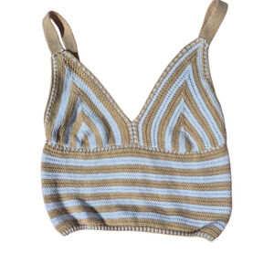 Willow and Wind Cottagecore Boho Festival Coastal Cowgirl Crochet Crop Top